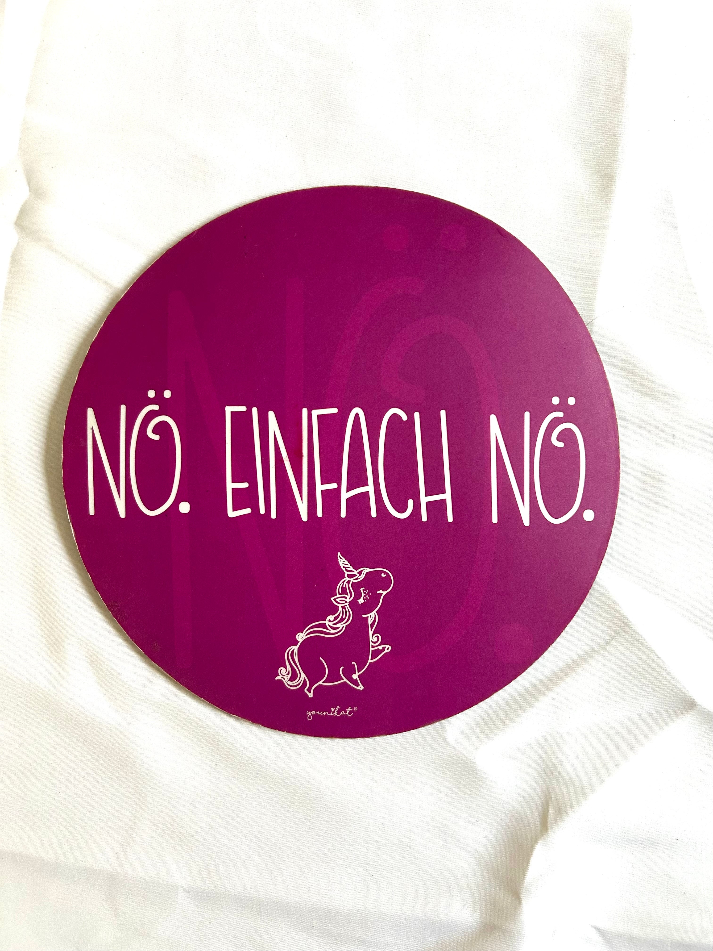 Mousepad - Nö. Einfach Nö. - Lustiger Spruch