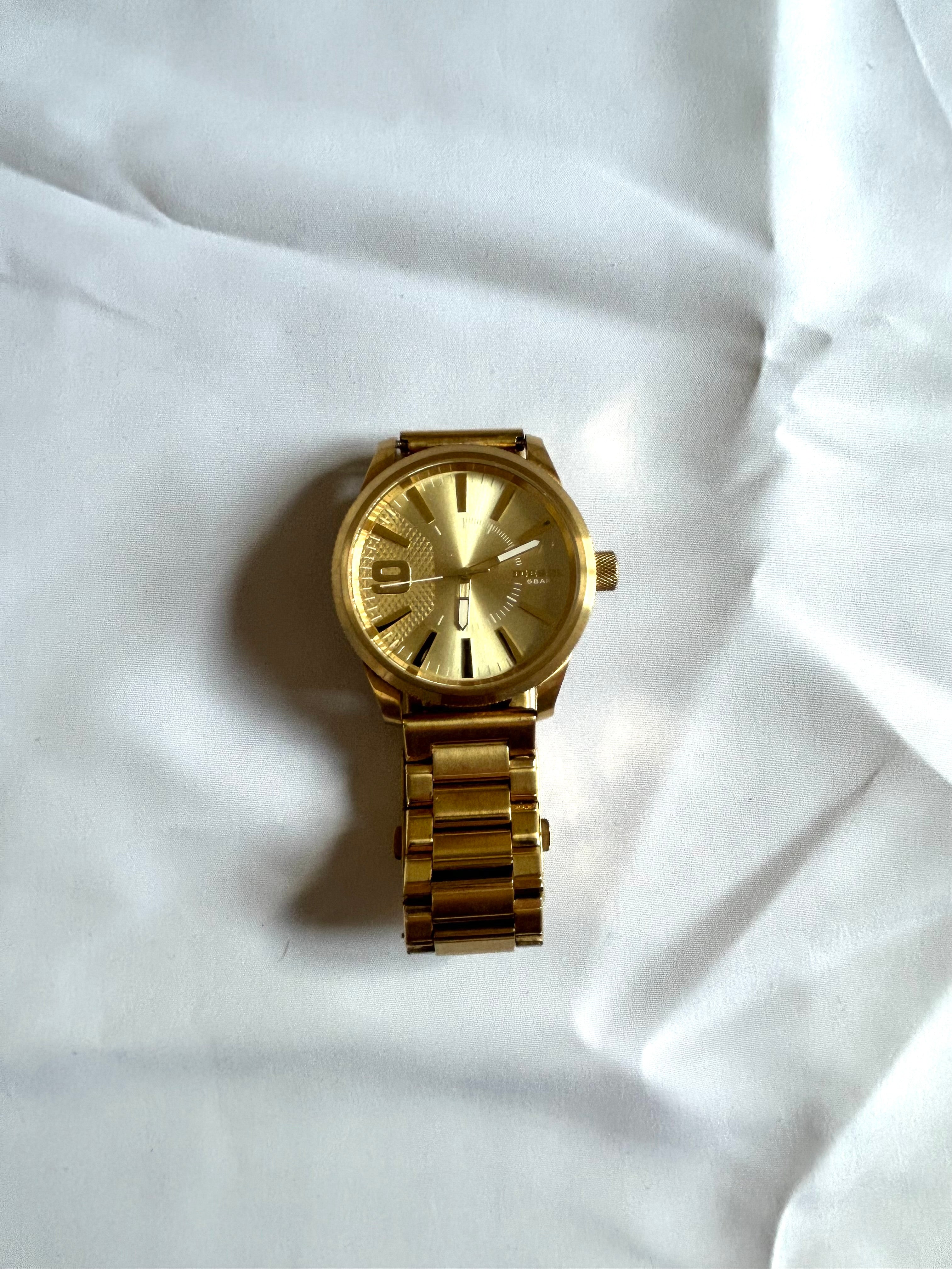 Diesel Uhr Gold